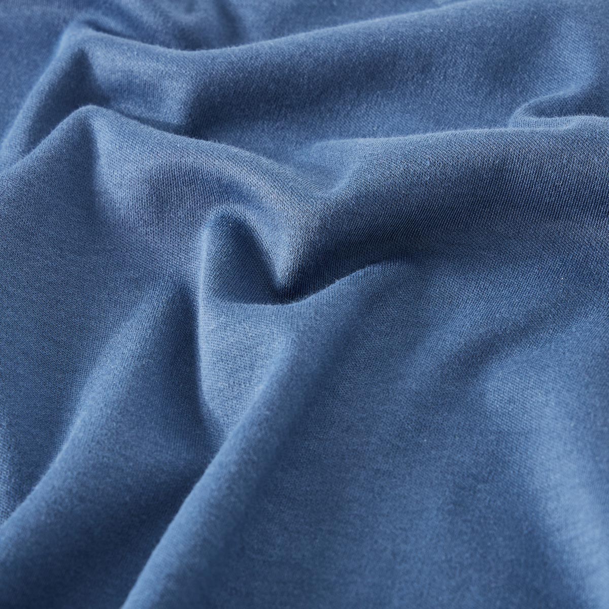 RAGMAN Longsleeve aus Pima-Baumwolle mittelblau