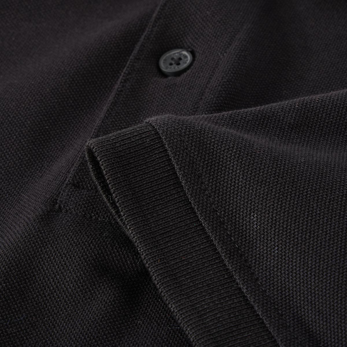 Jack&Jones Poloshirt mit Label-Print schwarz