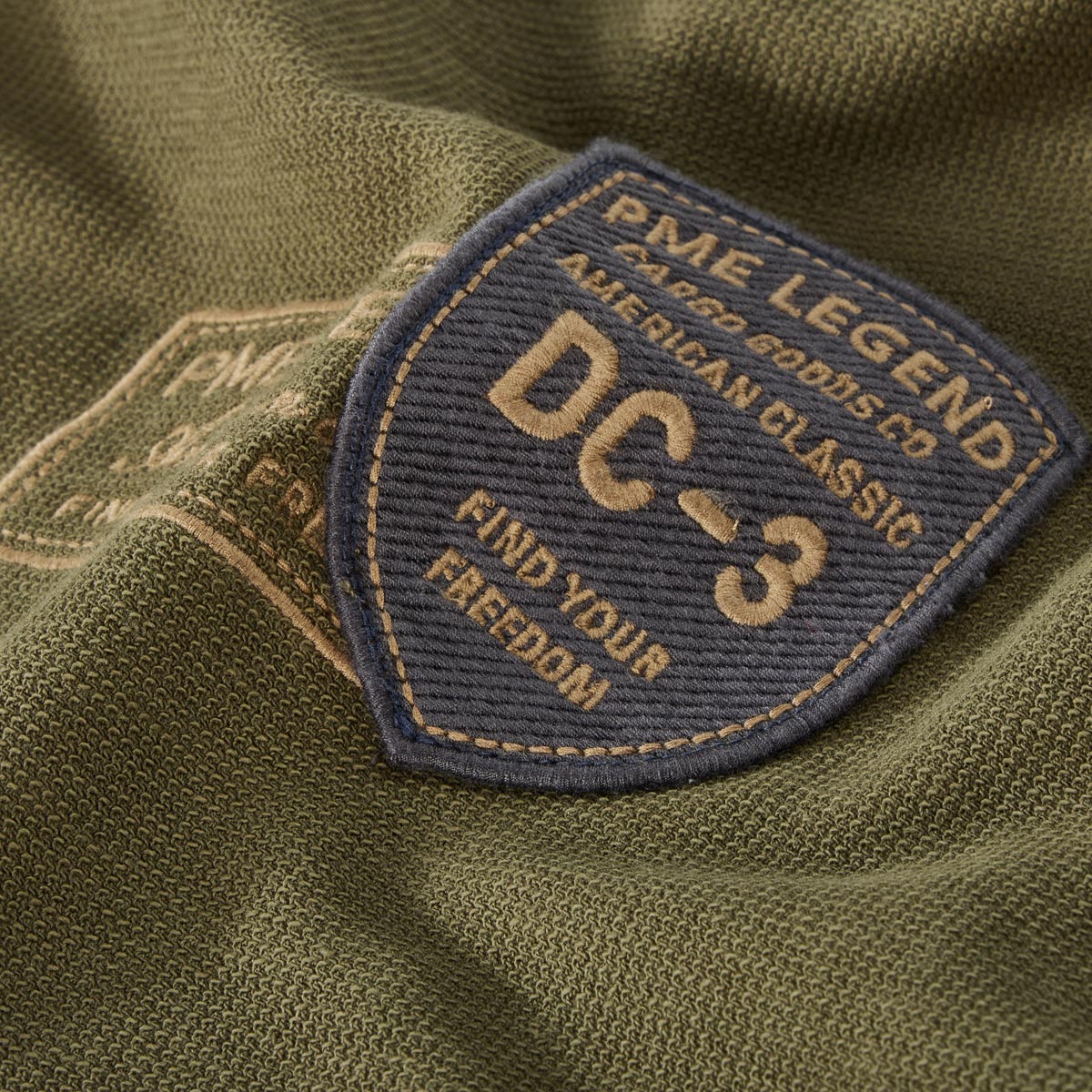 PME LEGEND T-Shirt aus Baumwolle grün