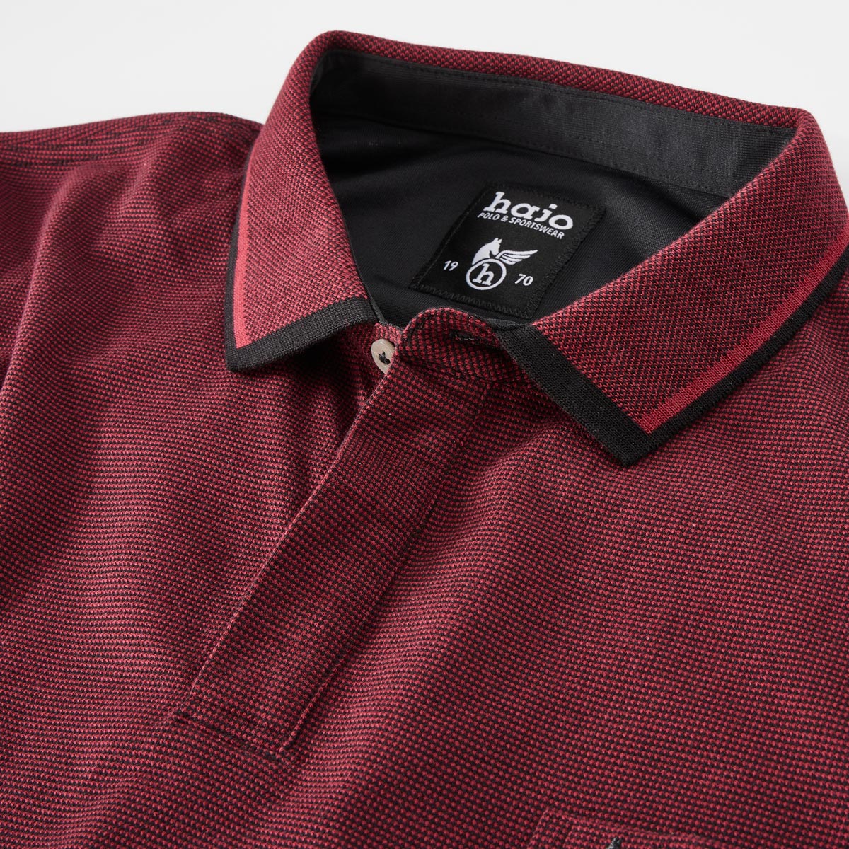 Hajo Poloshirt mit "Stay Fresh" beere