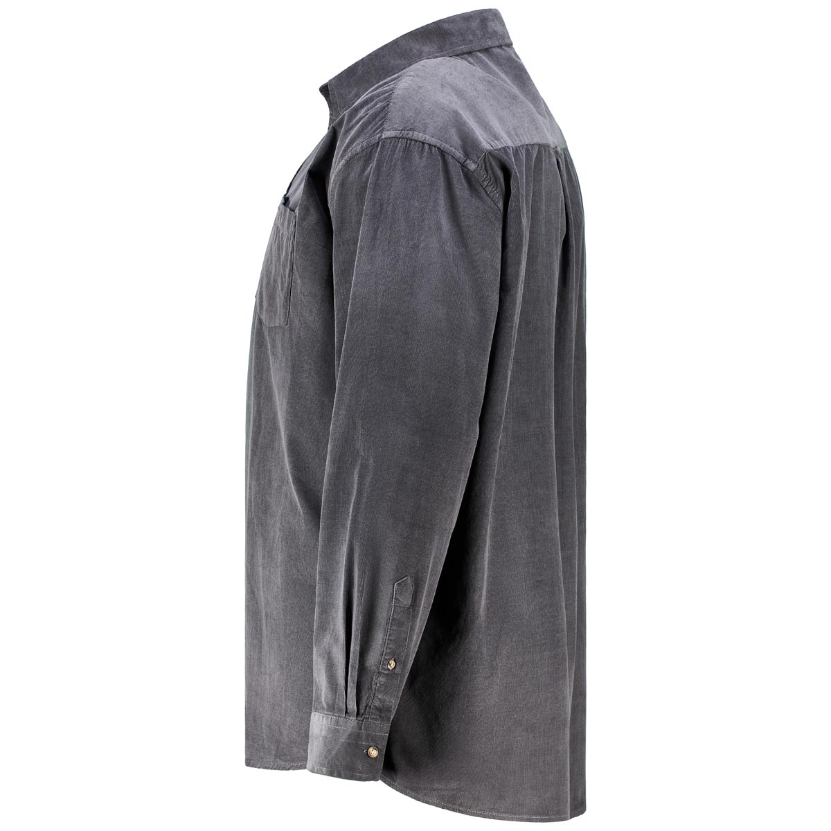 North Cordhemd im Comfort Fit grau