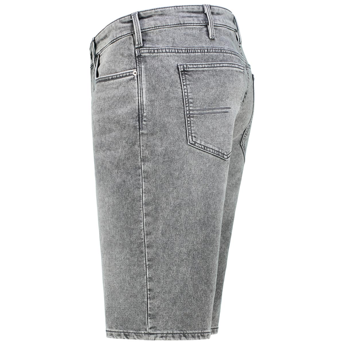 s.Oliver Jeans-Shorts" Casby", soft und knitterarm grau/schwarz