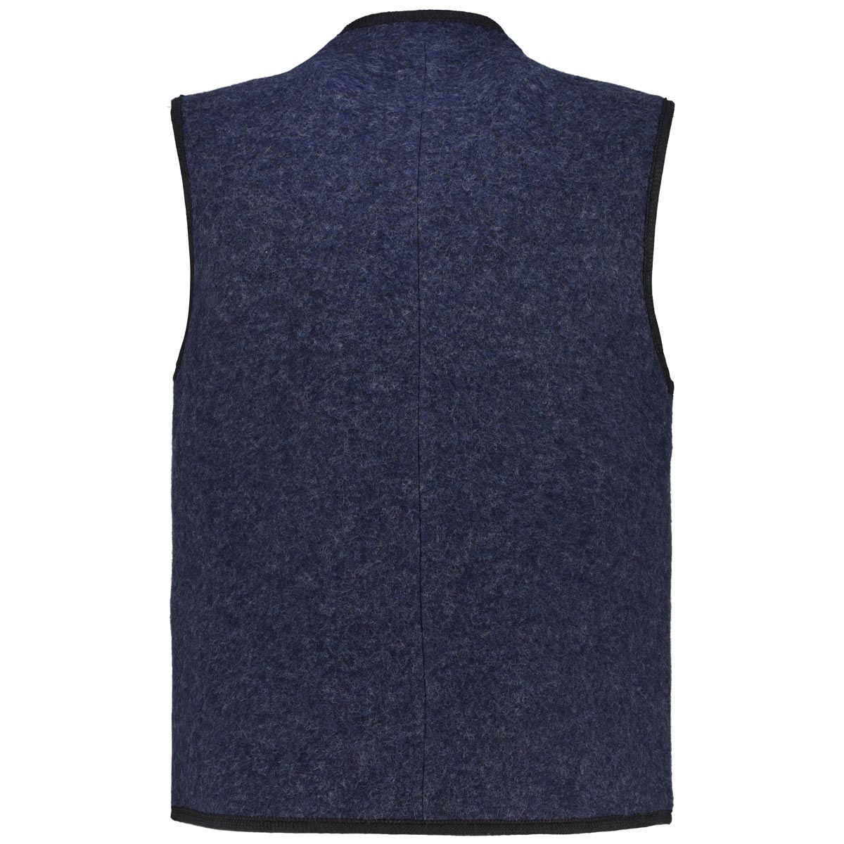 Weis Trachtenweste aus Wollmischung blau