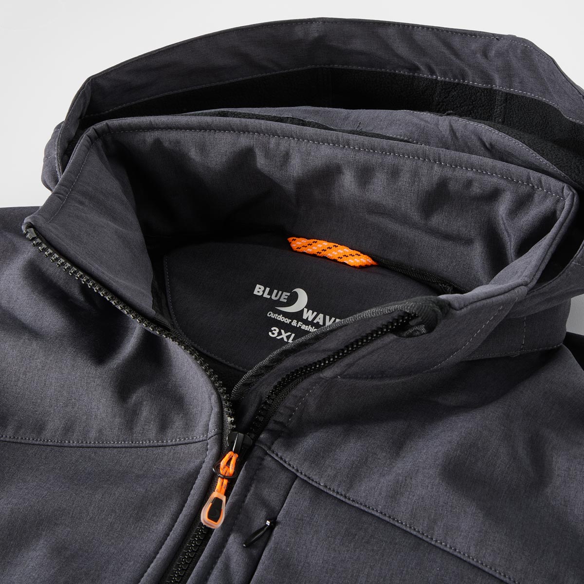 Blue Wave Softshelljacke "Mads", wasser- und winddicht anthrazit