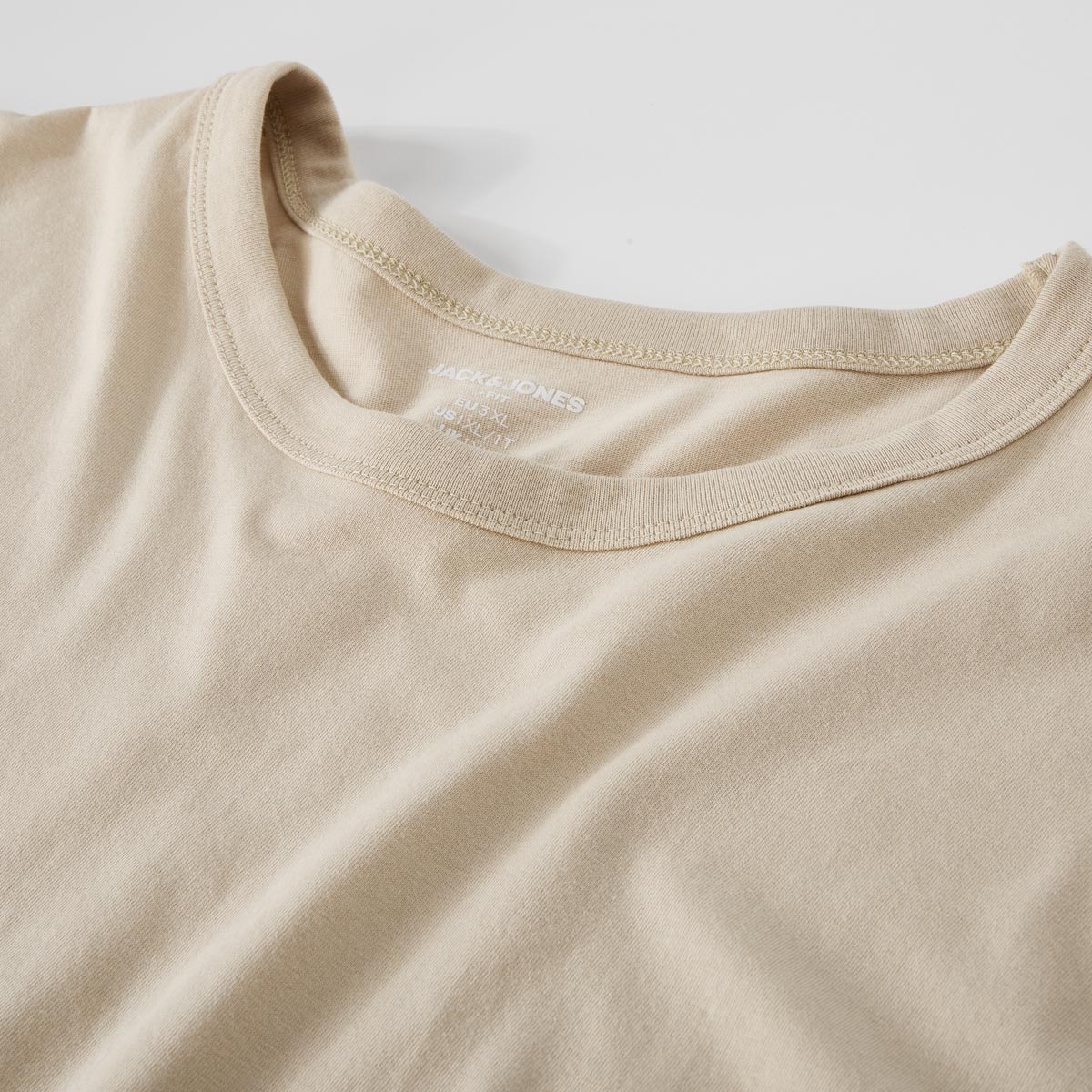 Jack&Jones T-Shirt aus Baumwolle beige