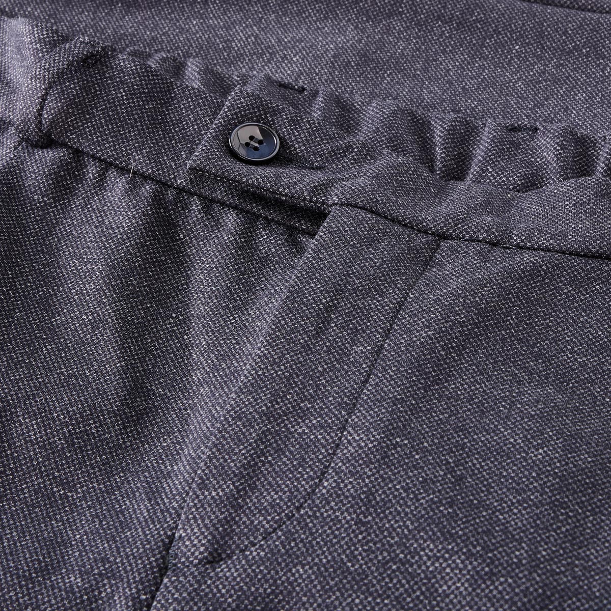 bugatti Chinos aus Stretch-Jersey marine