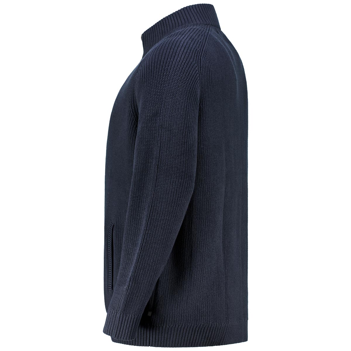 s.Oliver Strickjacke aus Baumwolle blau