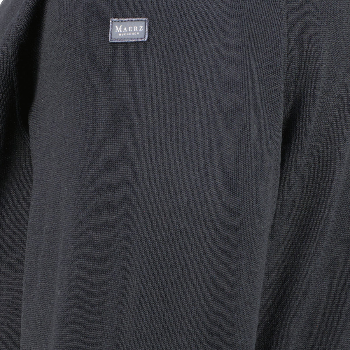 MAERZ MUENCHEN Strickjacke aus Merinowolle schwarz