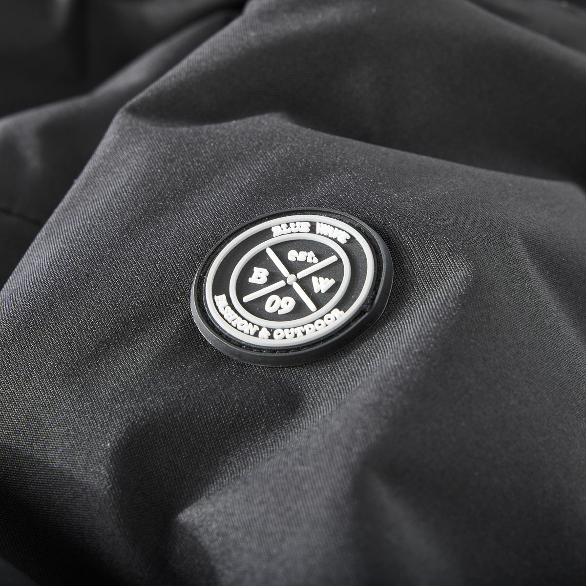 Blue Wave Wattierte Funktionsjacke, wasser- und winddicht schwarz