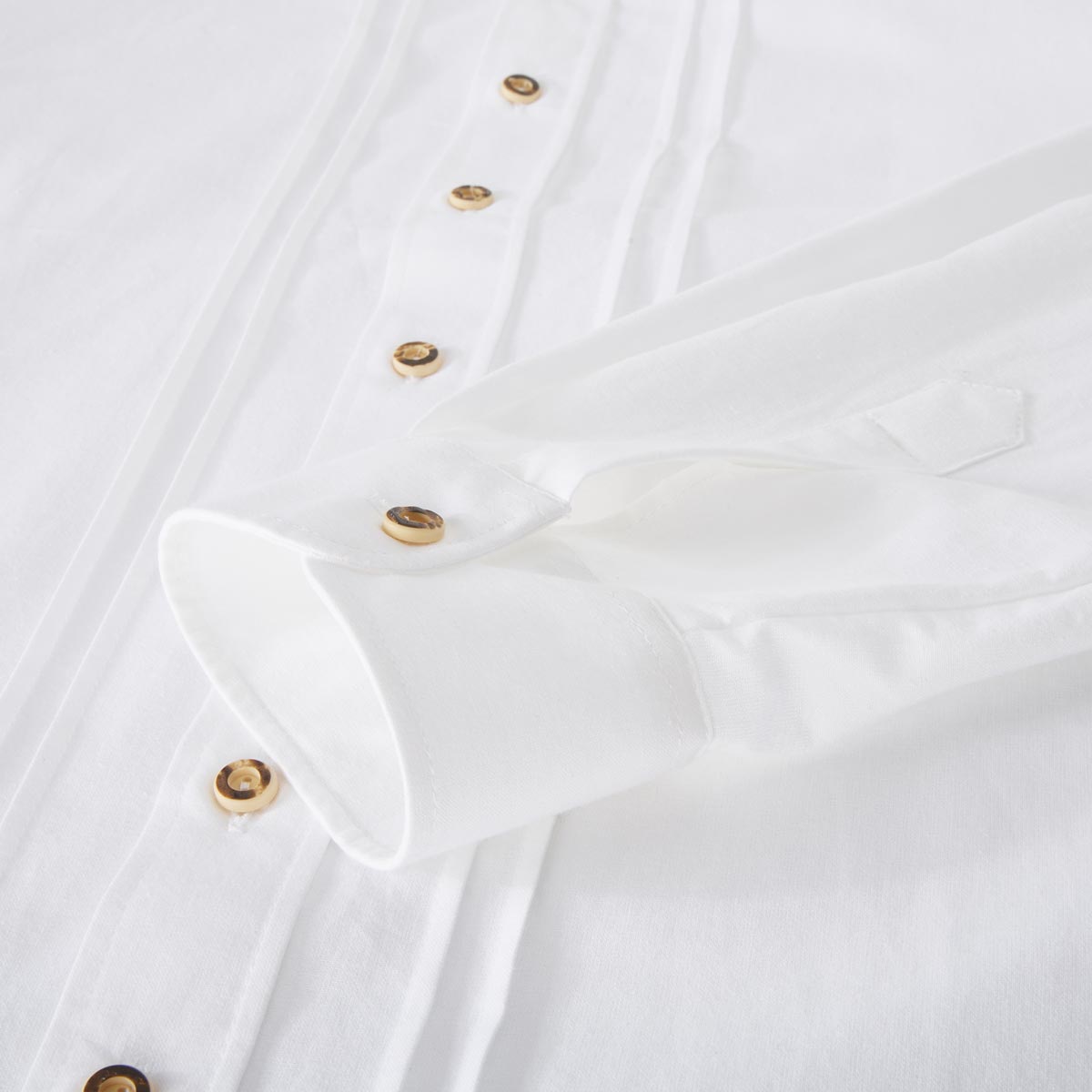 Orbis Trachtenhemd aus Baumwolle weiß