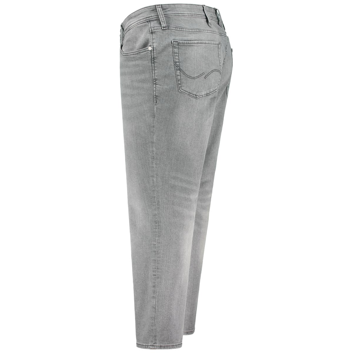 Jack&Jones Stretch-Jeans "Tim", Slim Fit grau