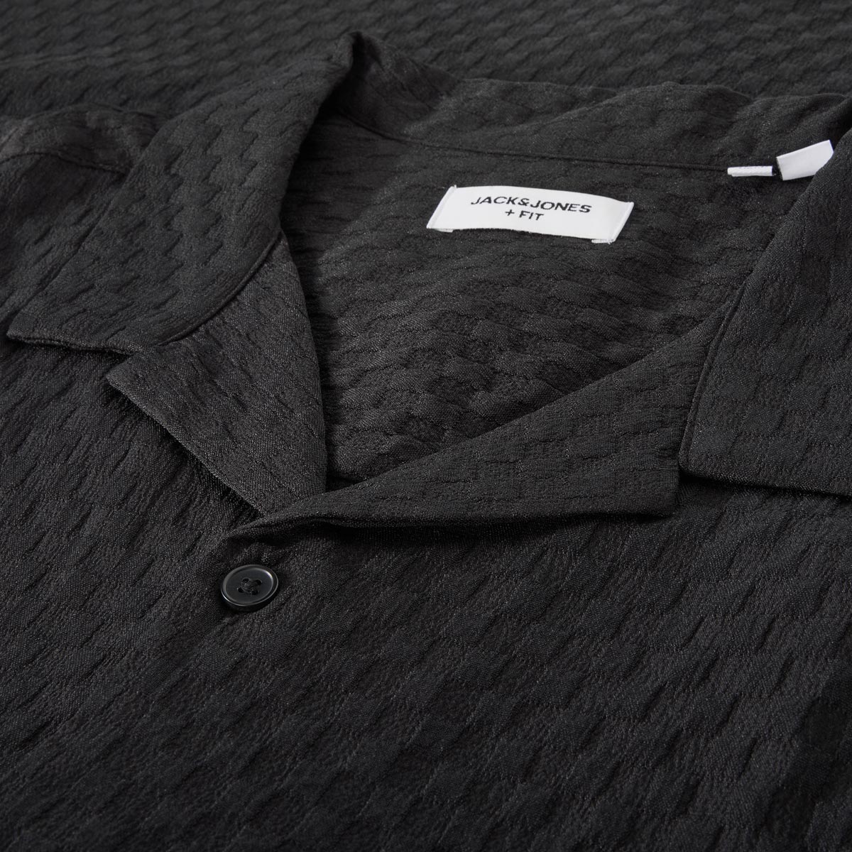 Jack&Jones Freizeithemd mit Elasthan schwarz