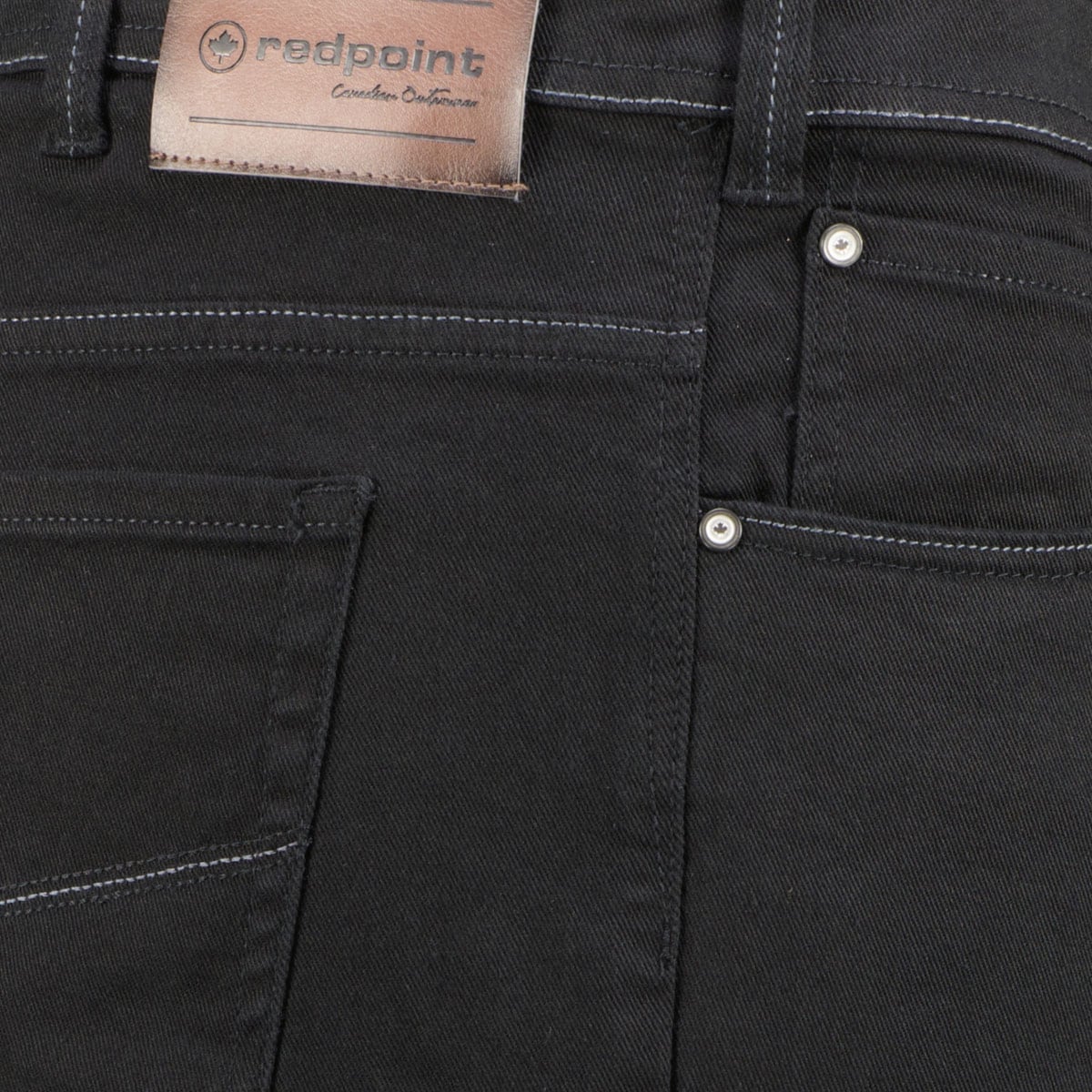 Redpoint Stretch-Jeans "Langley", Regular Fit schwarz Redpoint Stretch-Jeans "Langley", Regular Fit schwarz