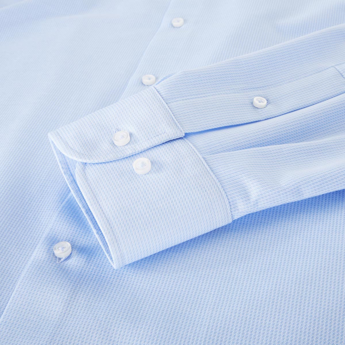 CASA MODA Businesshemd aus Stretch-Jersey blau