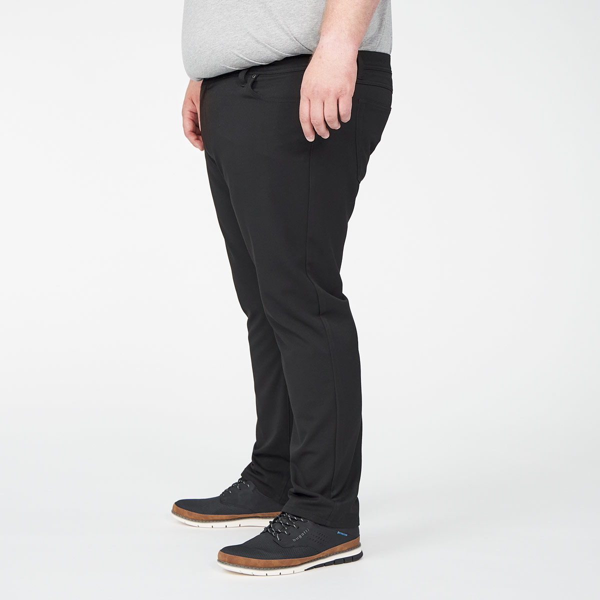 Colac Knitterfreie Stretch-Hose "Tim", Slim Fit schwarz