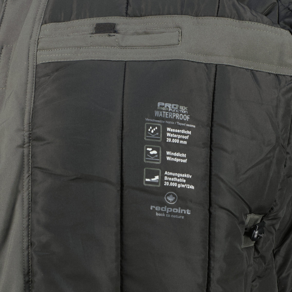 Redpoint Parka, wind- und wasserdicht oliv