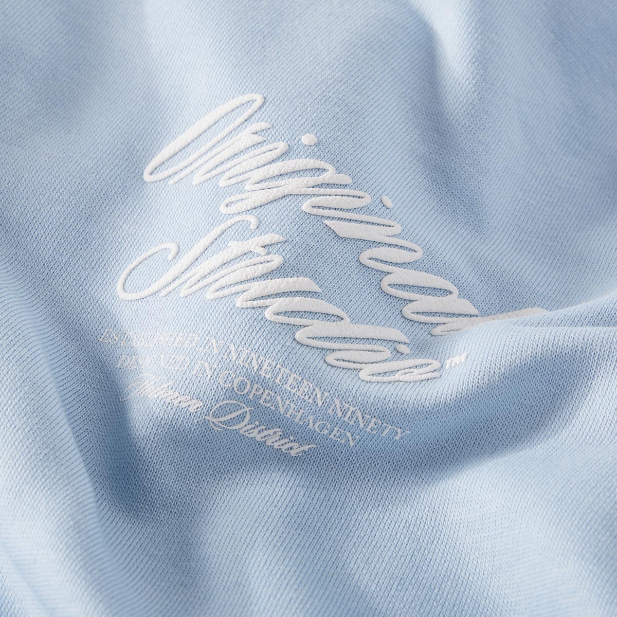 Jack&Jones Hoodie mit Print auf Vorder- und Rückseite hellblau