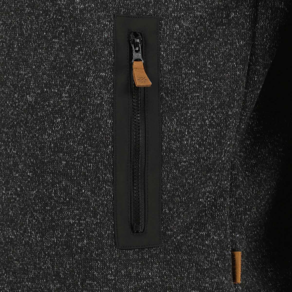 Blue Wave Strickfleecejacke, wasserabweisend anthrazit