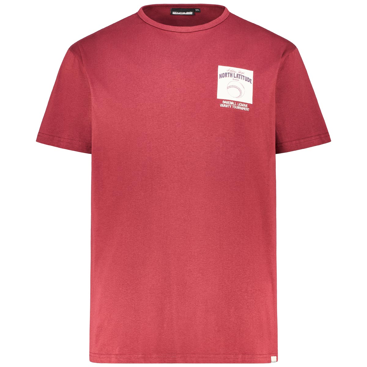 T-Shirt mit Baseball-Print