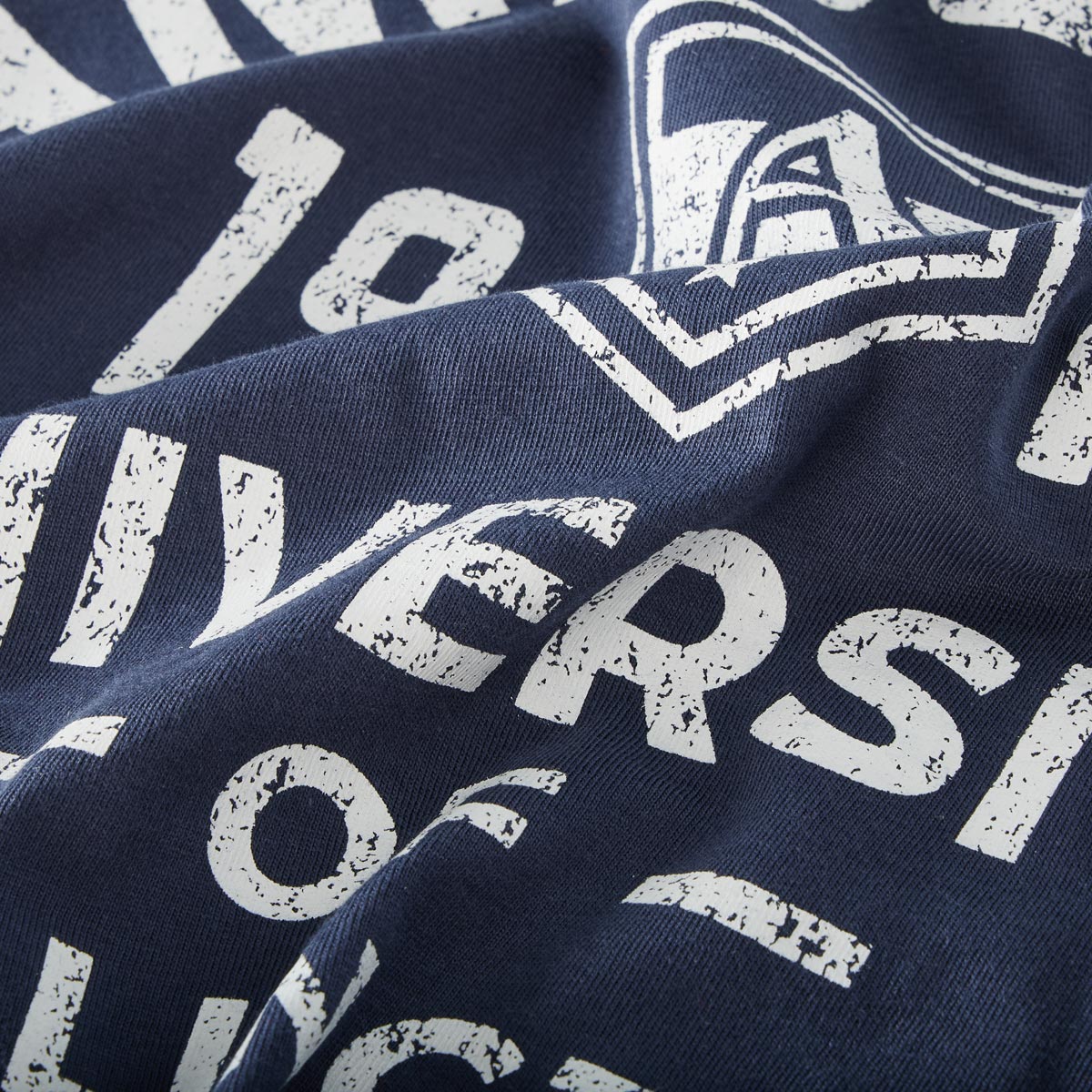 Redfield Longsleeve mit Print dunkelblau