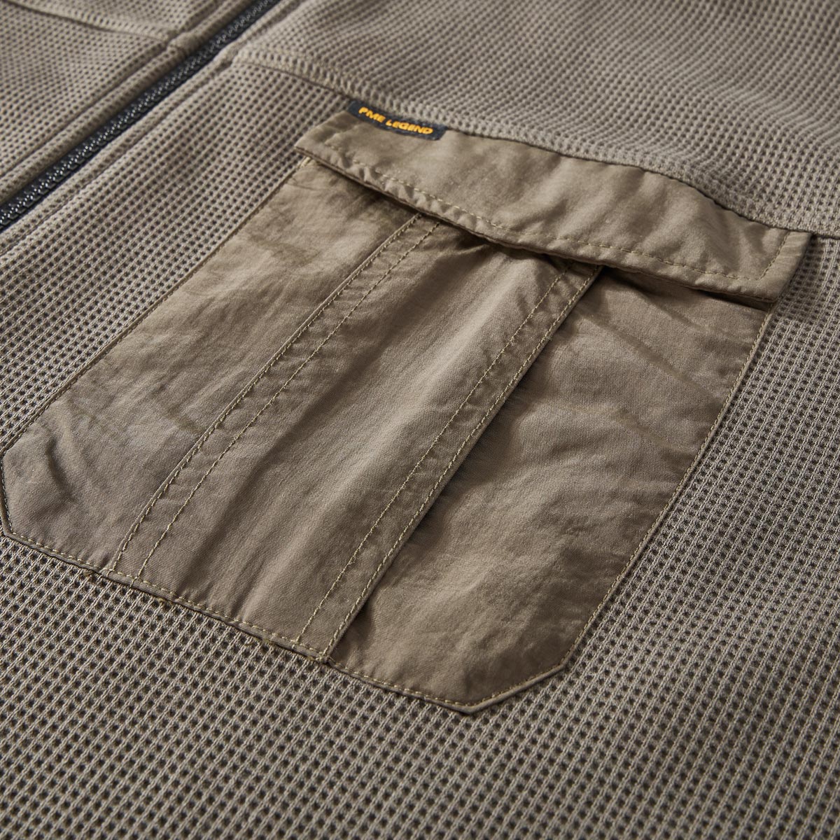 PME LEGEND Overshirt mit Stretch anthrazit