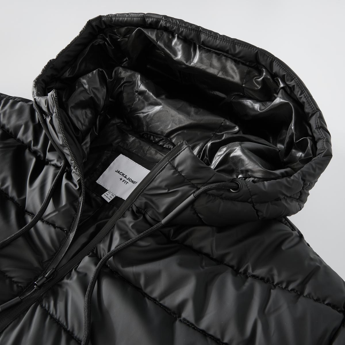 Jack&Jones Wattierte Steppjacke, winddicht und wasserabweisend schwarz