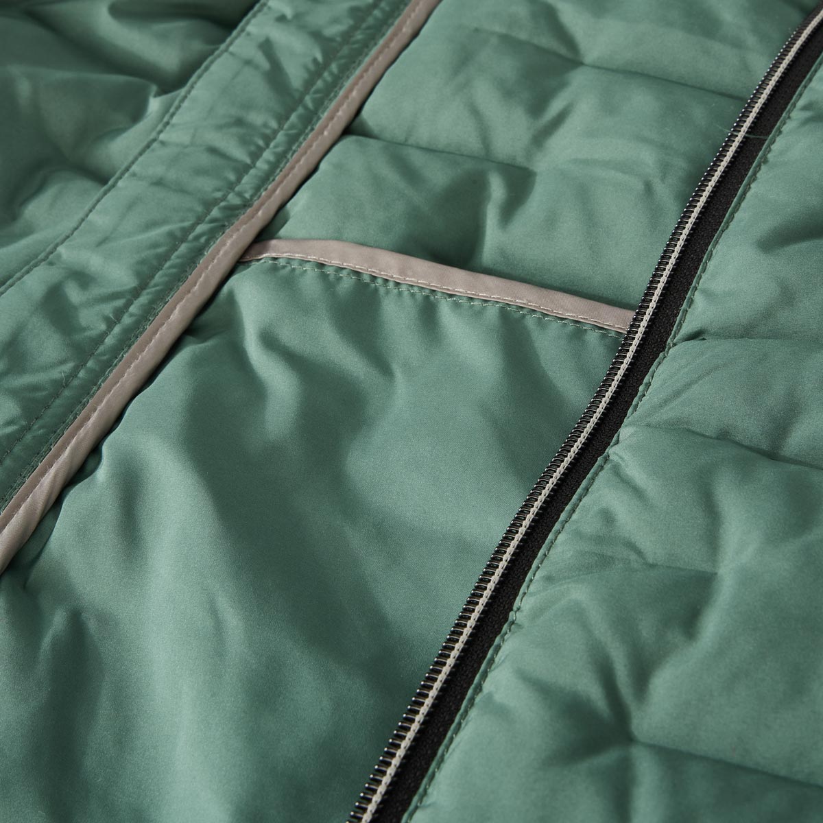 CASA MODA Steppjacke wind- und wasserabweisen grün