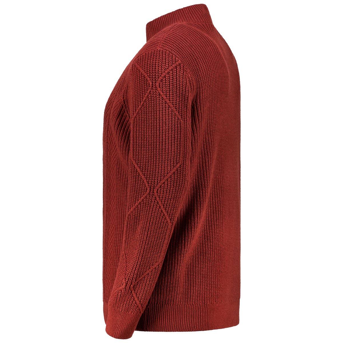 Lerros Strick-Pullover aus Baumwollmix rot