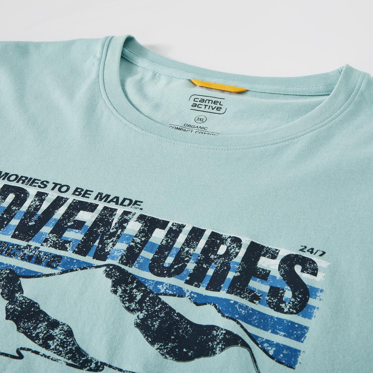 camel active T-Shirt mit Print grün