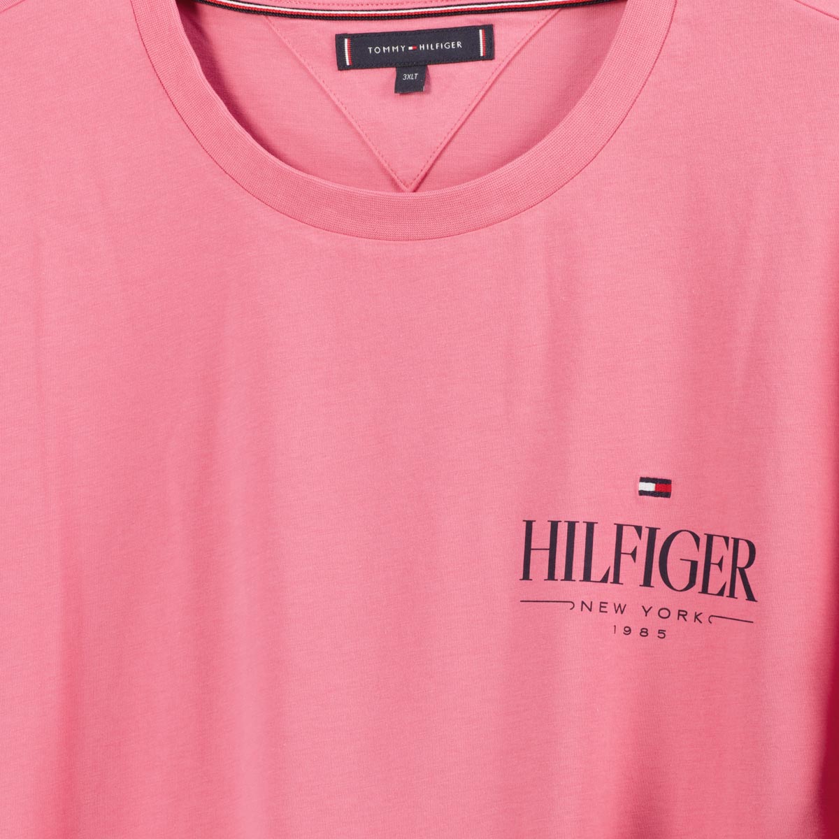 Tommy Hilfiger T-Shirt mit Label-Print pink
