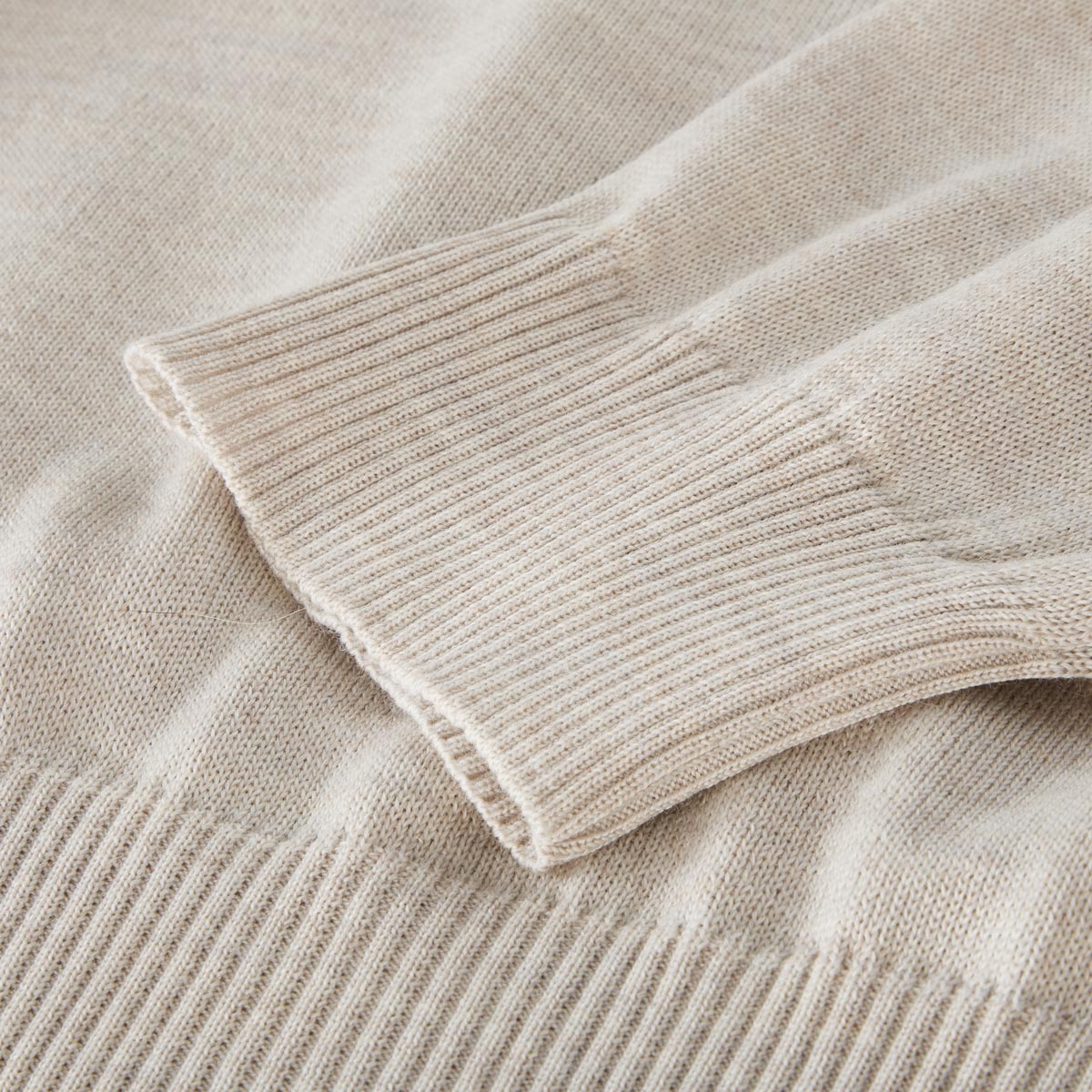 MAERZ MUENCHEN Pullover aus Merinowolle cremeweiß