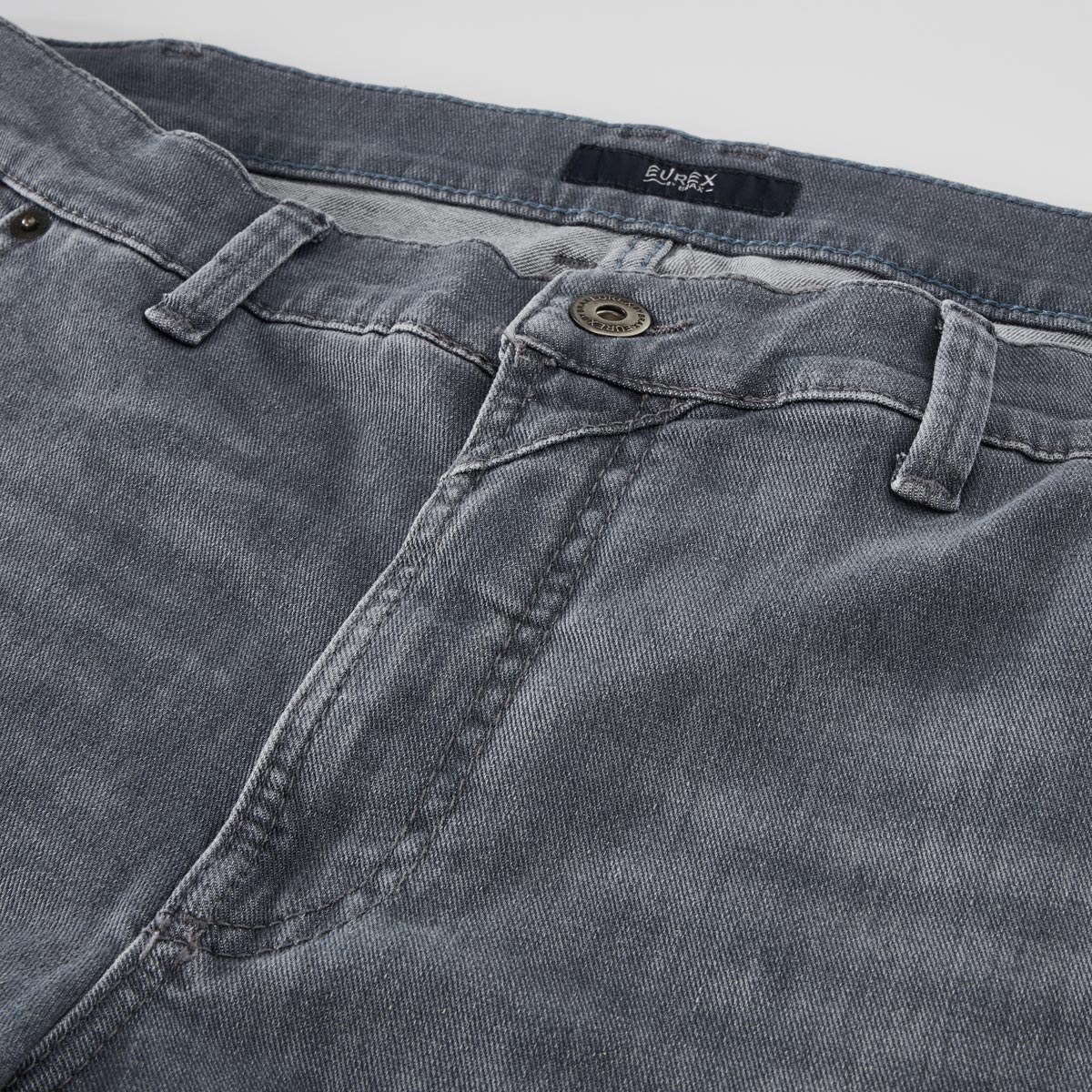 Eurex by Brax Stretch-Jeans "Luke", Tapered Fit grau