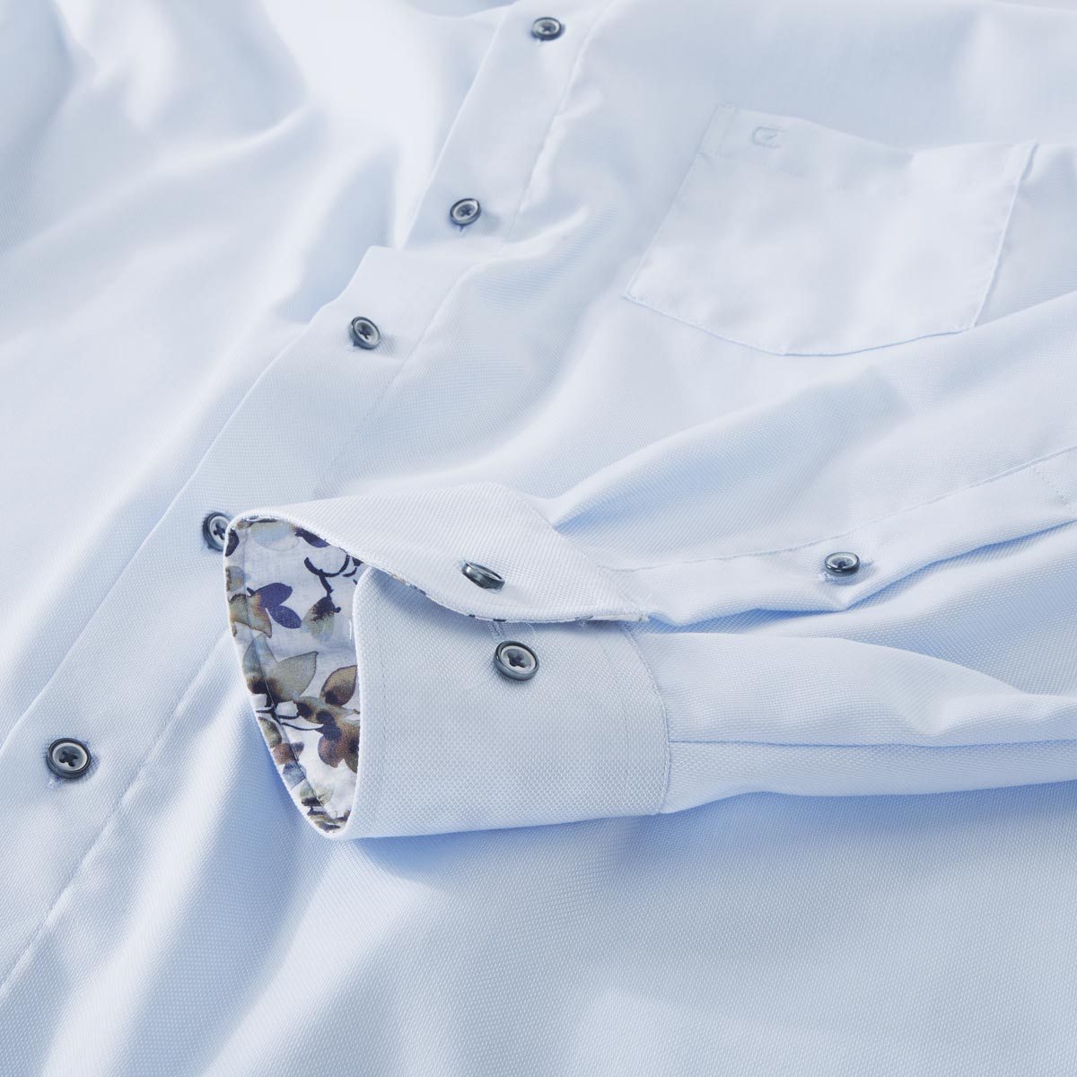 CASA MODA Businesshemd aus Baumwolle, bügelfrei blau