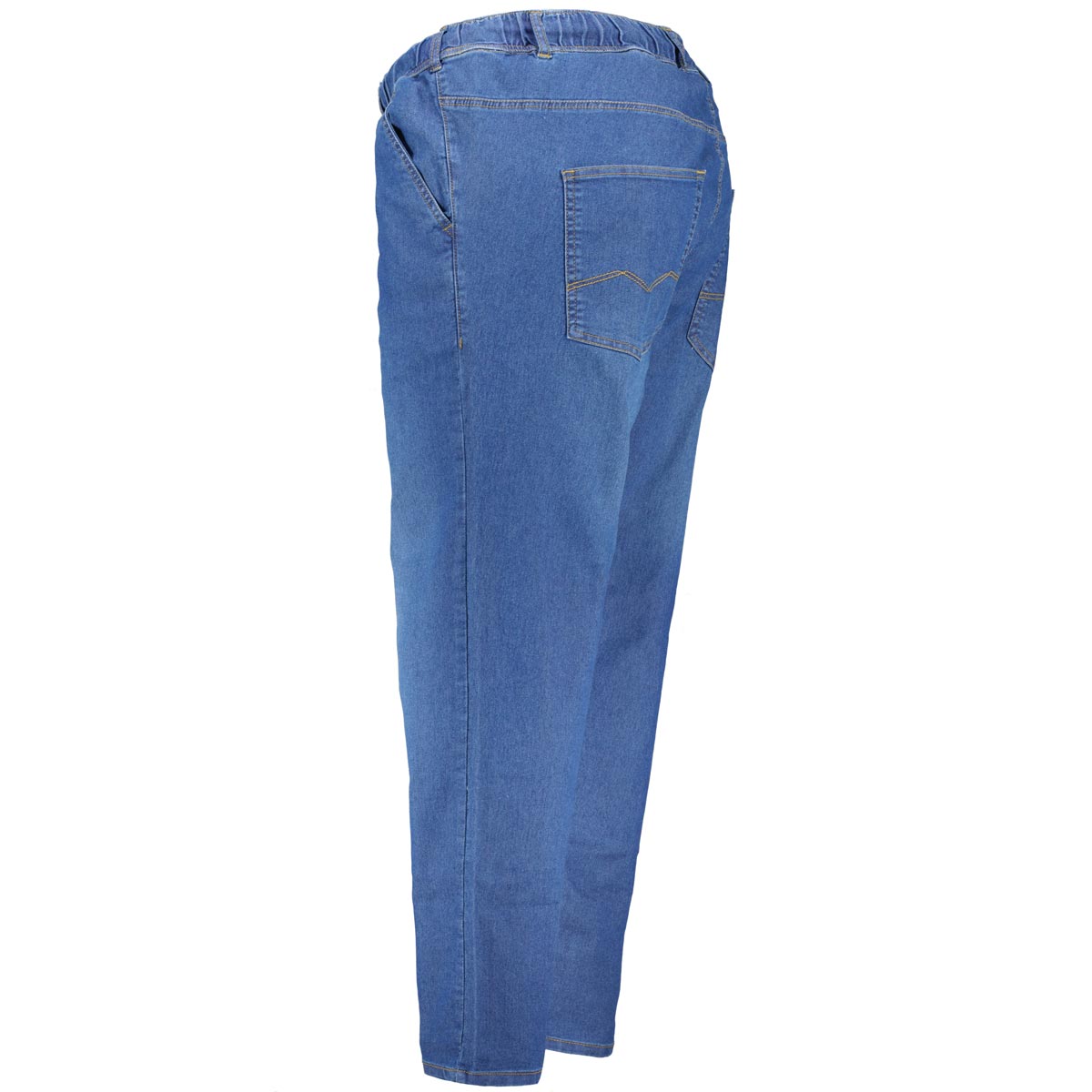 ADAMO Schlupfjeans mit Dehnbund, Regular Fit mittelblau ADAMO Schlupfjeans mit Dehnbund, Regular Fit mittelblau