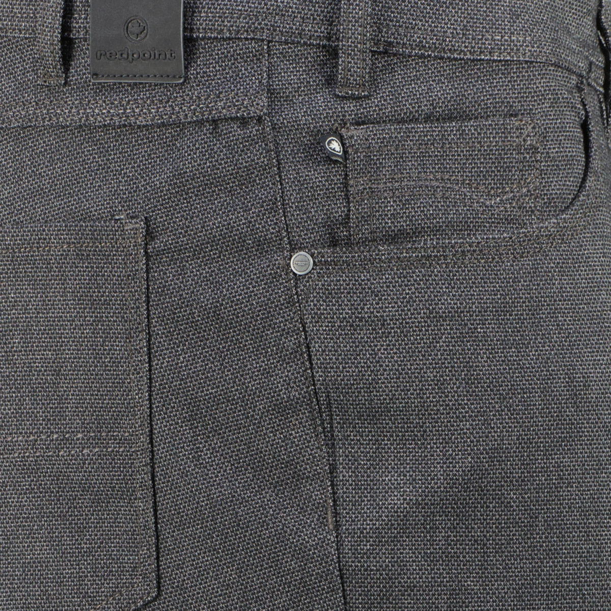 Redpoint Stretch-Hose "Milton" im 5-Pocket Stil, Regular Fit dunkelgrau