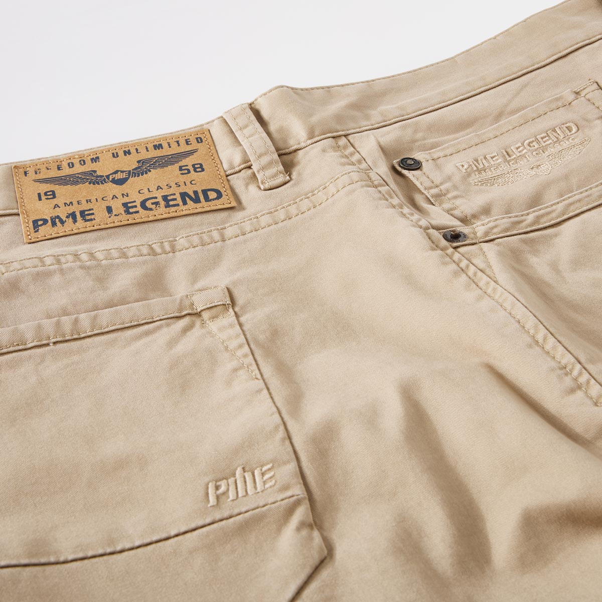 PME LEGEND 5-Pocket-Shorts "Navigator" beige