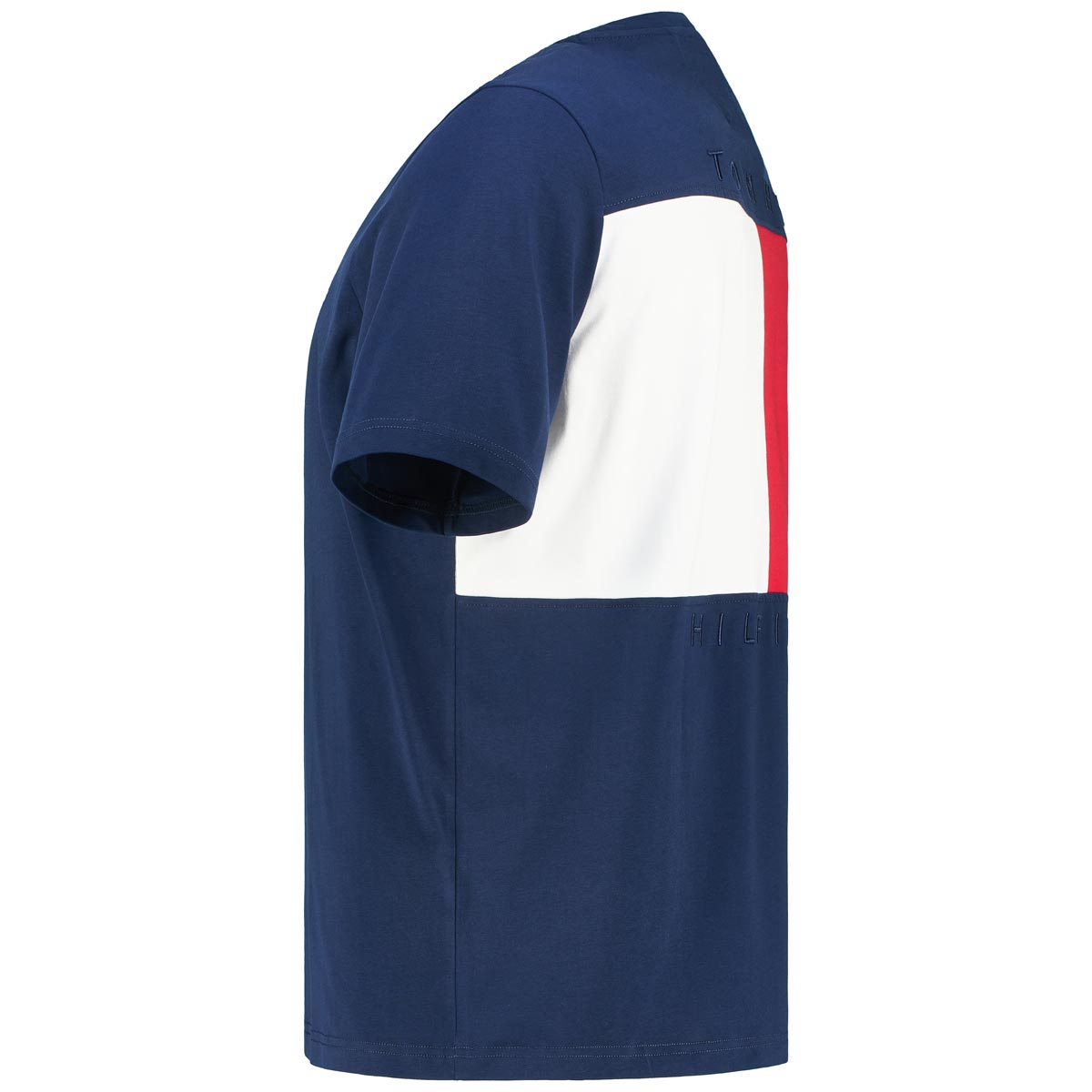 Tommy Hilfiger T-Shirt mit Label-Stickerei dunkelblau