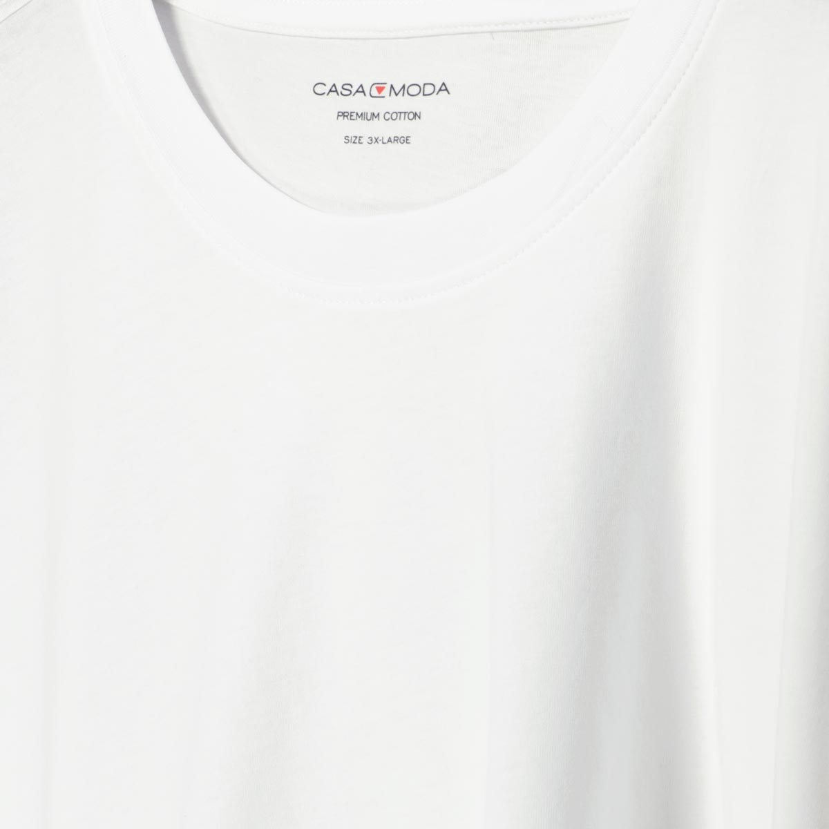 CASA MODA T-Shirt aus Baumwolle weiß CASA MODA T-Shirt aus Baumwolle weiß