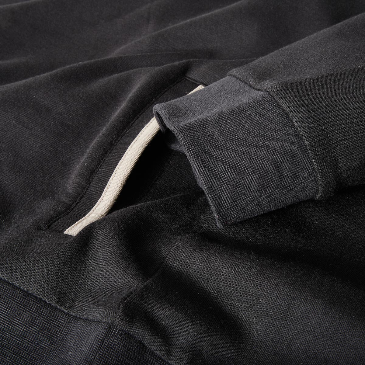 BOSS Sweat-Troyer mit Stretch schwarz