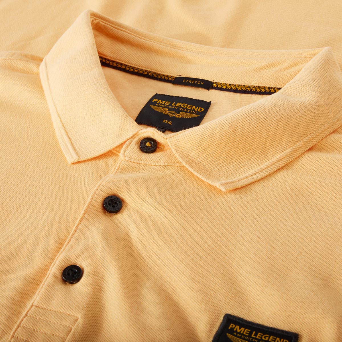 PME LEGEND Poloshirt mit Elasthan orange