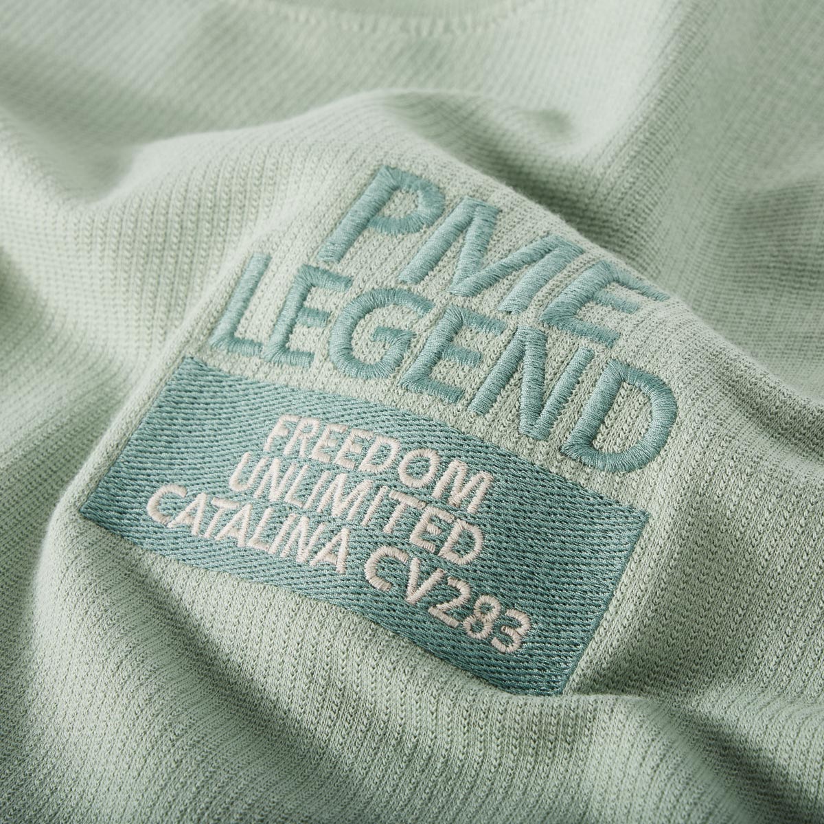 PME LEGEND T-Shirt mit Elasthan grün