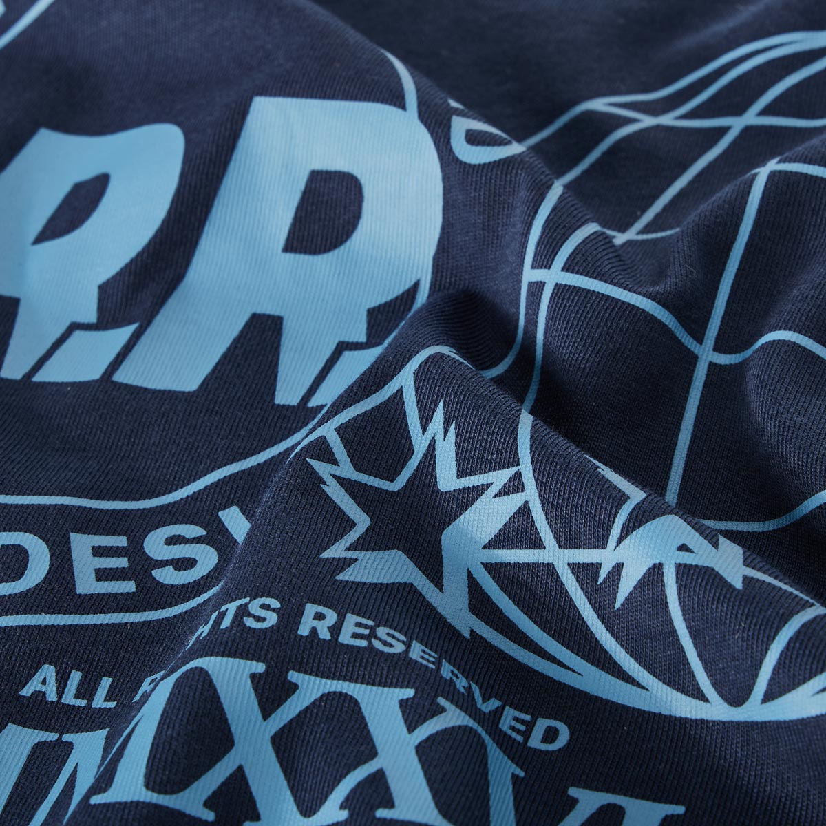 s.Oliver T-Shirt mit Motiv-Print dunkelblau