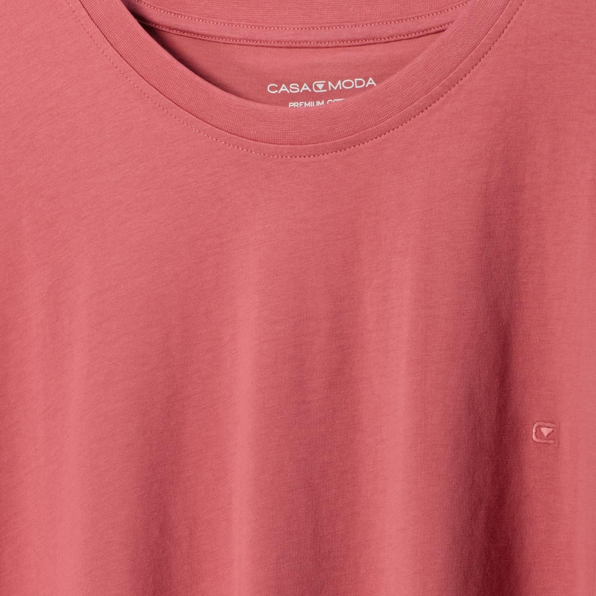 CASA MODA T-Shirt aus Baumwolle rot