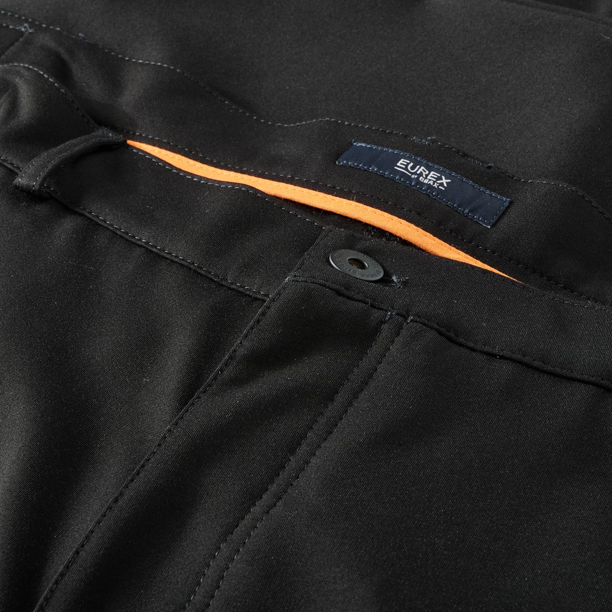 Eurex by Brax Stretch-Hose "Luke", Tapered Fit schwarz/schwarz