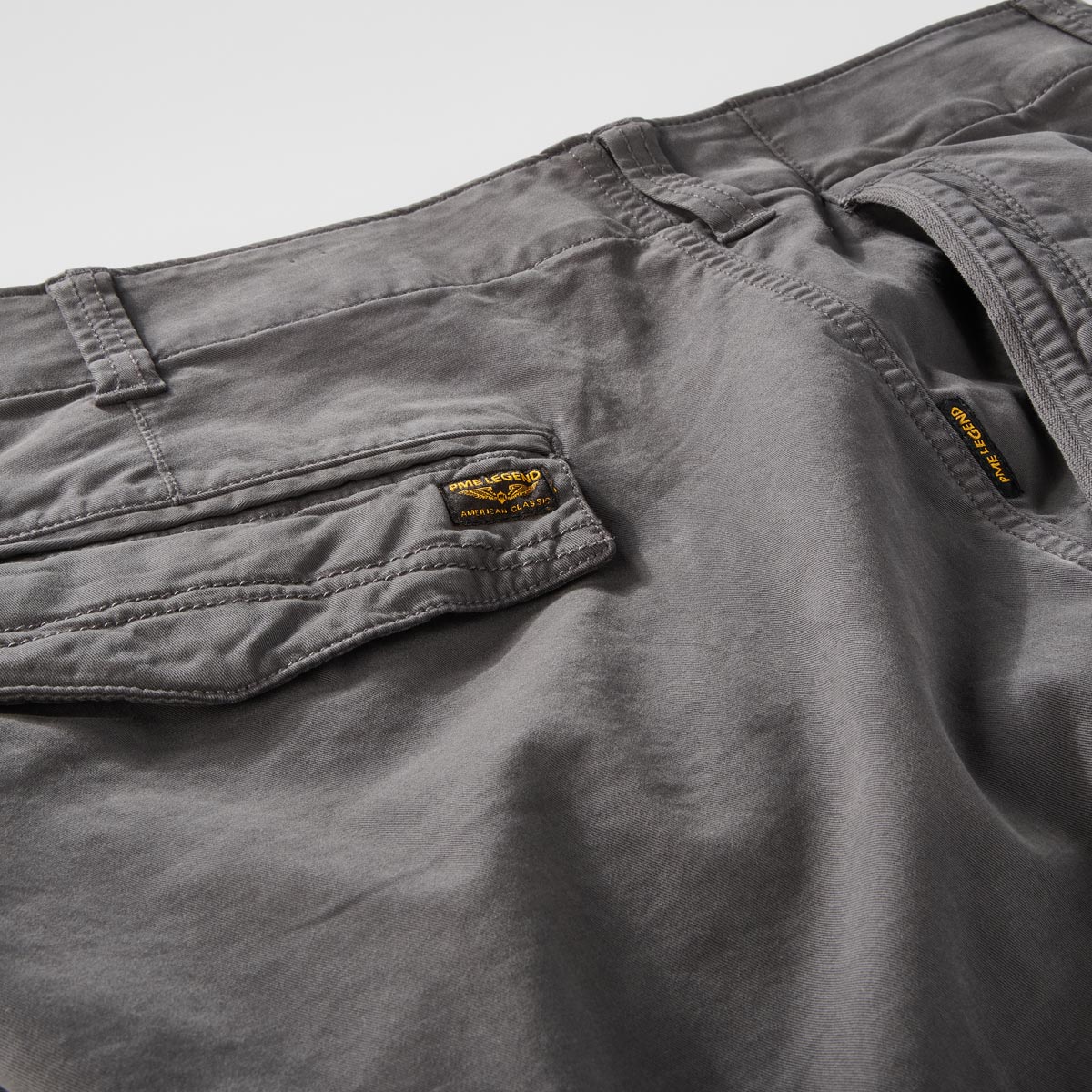 PME LEGEND Stretch-Cargo-Hose "Nordtrop", Regular Fit dunkelgrau