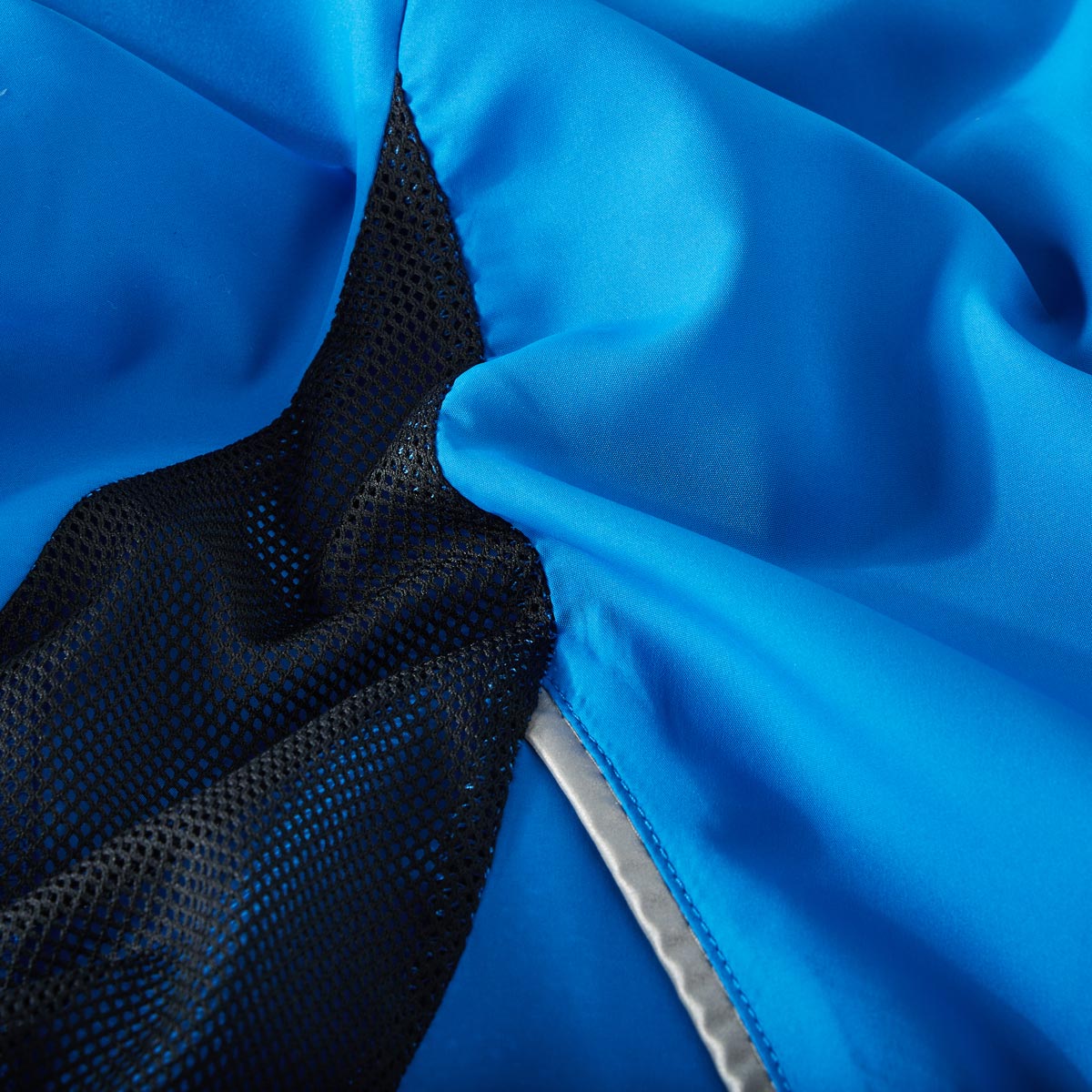 North Ultraleichte Radjacke mit reflektierenden Elementen, winddicht blau