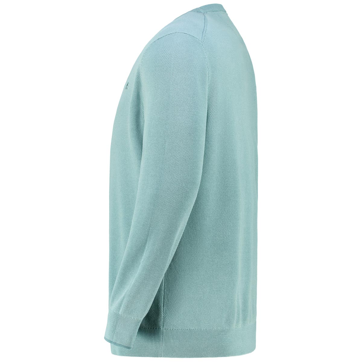 Lerros Pullover aus Baumwolle türkis