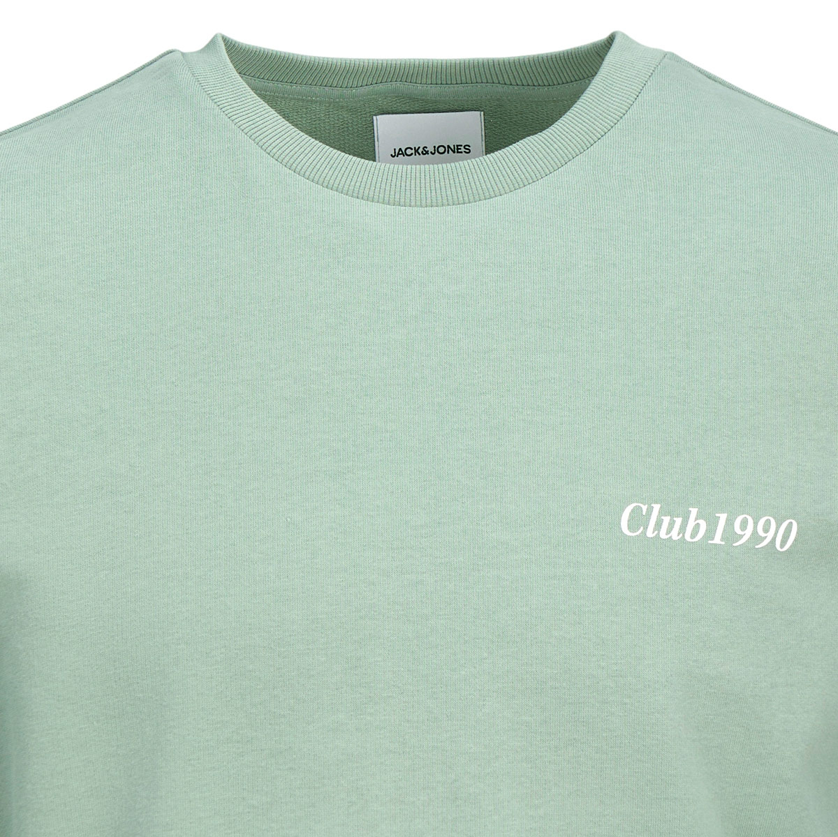 Jack&Jones Sweatshirt mit Print auf Vorder- und Rückseite grün