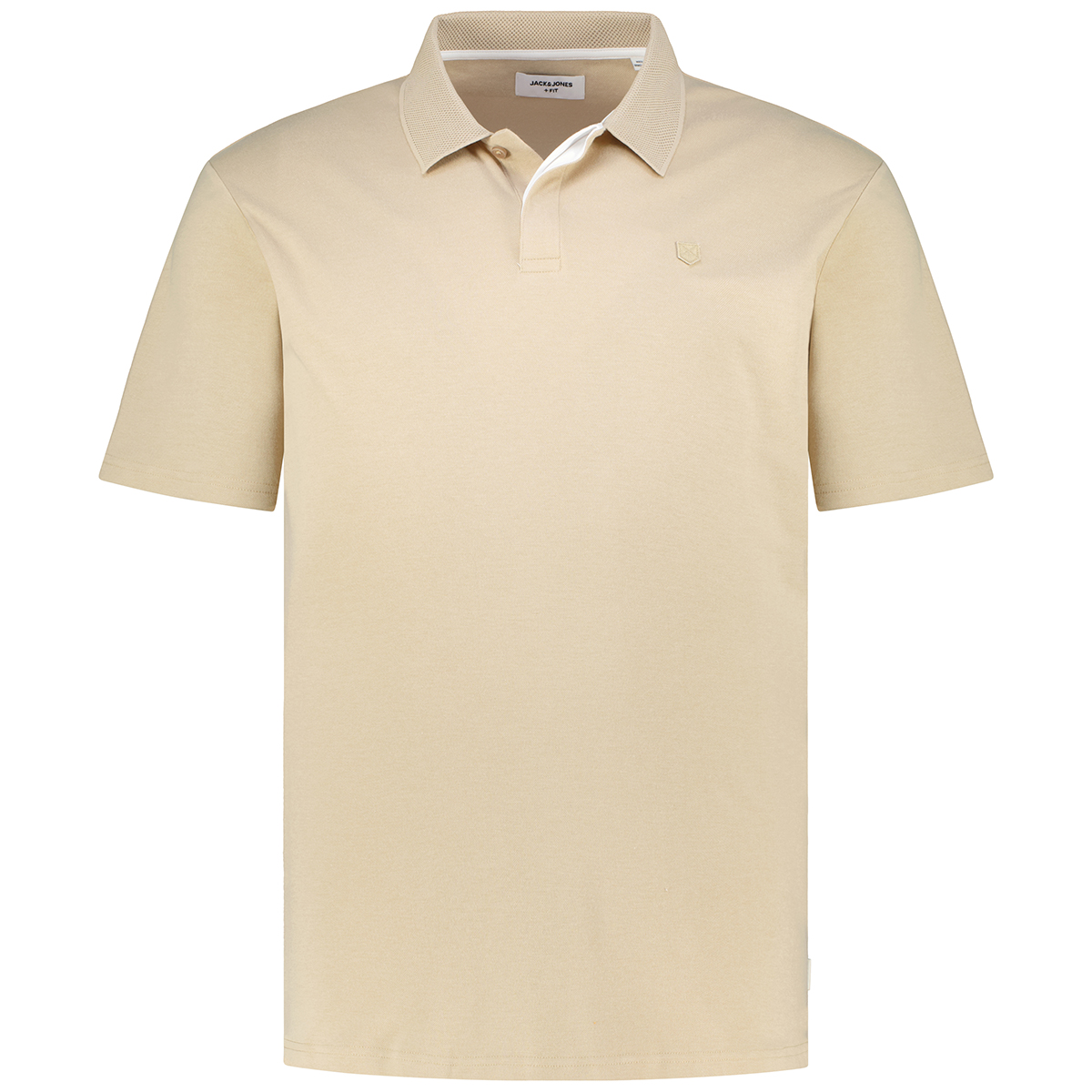 Jack&Jones Poloshirt aus Biobaumwolle beige Jack&Jones Poloshirt aus Biobaumwolle beige