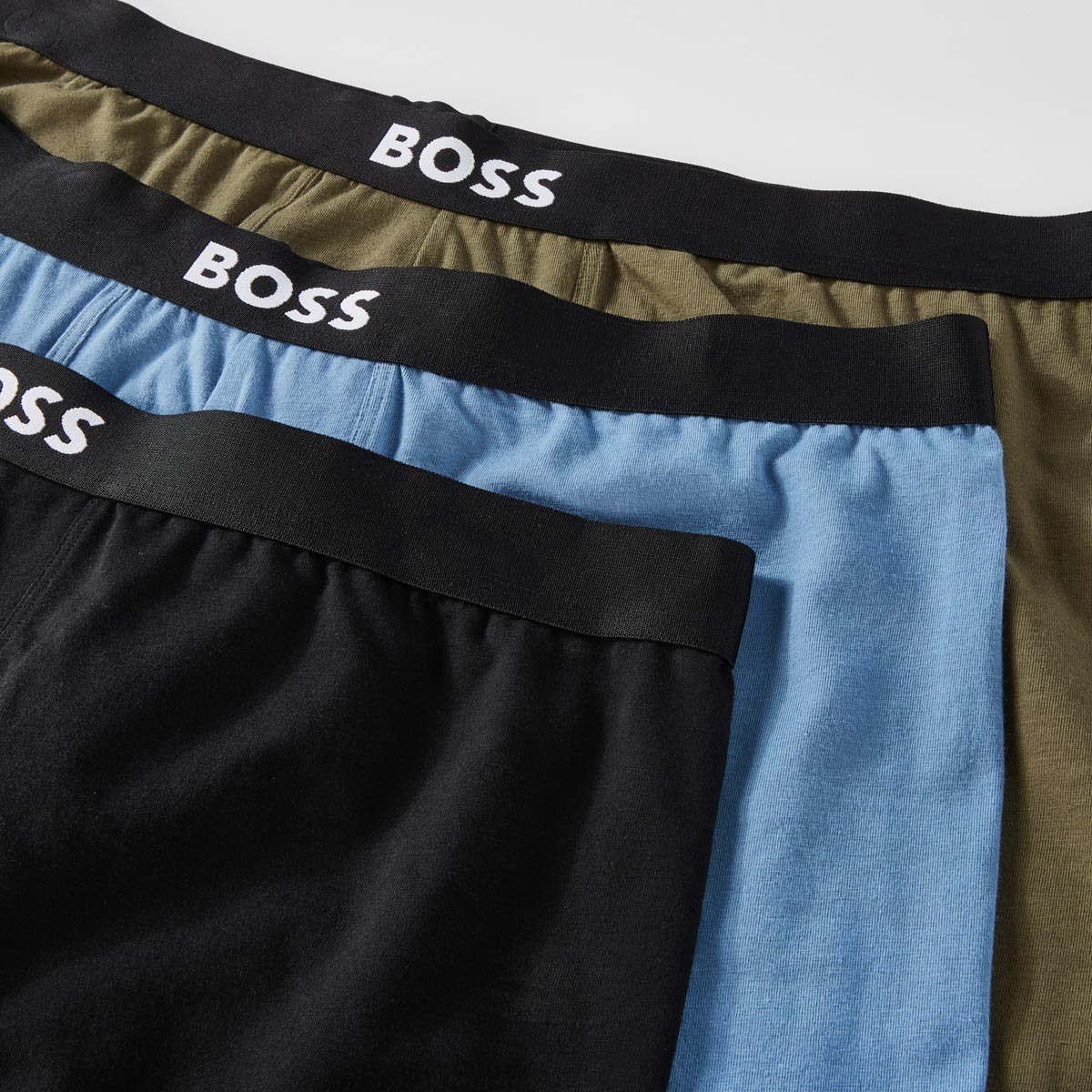 BOSS 3er-Pack Boxershorts grün